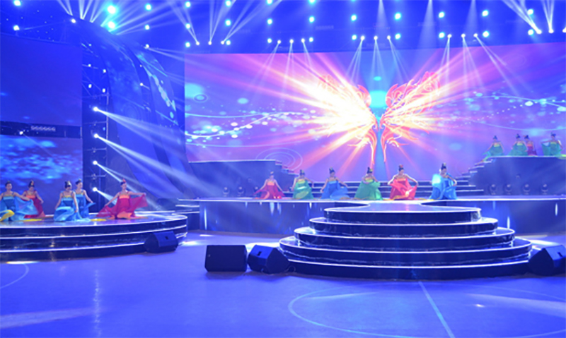 四川樂山PH2.0舞臺背景LED顯示屏